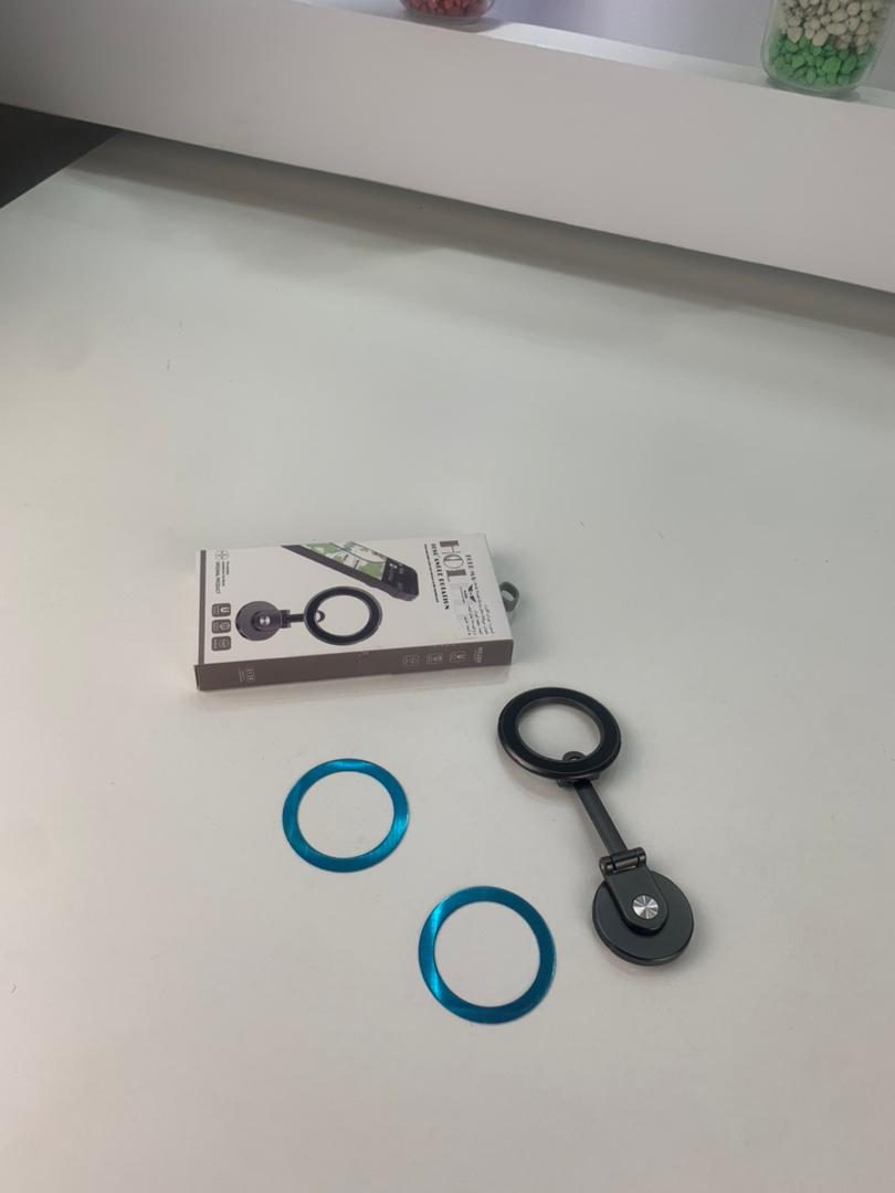 حامل الهاتف المغناطيسي 360° - يثبت هاتفك في ثانيتين Support Téléphone Voiture MagSafe Pliable