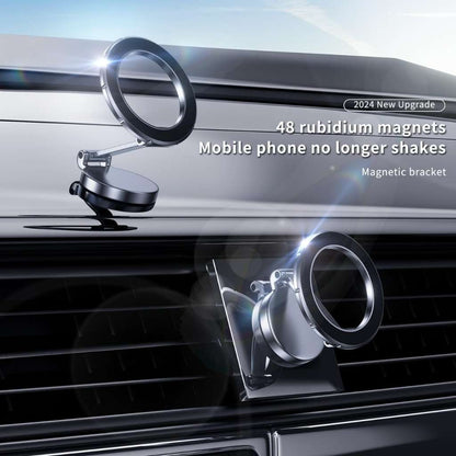 حامل الهاتف المغناطيسي 360° - يثبت هاتفك في ثانيتين Support Téléphone Voiture MagSafe Pliable